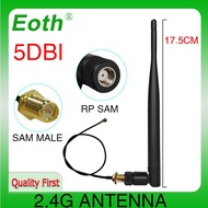 2.4 GHz Antenna wifi 5dBi WiFi Aerial 2.4G RP-SMA Male 2.4ghz antena wi fi Router + PCI  RP SMA Male