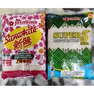 Jasmine Sunwhite Beras Wangi 香米 / Super 5 Beras Super import 1KG
