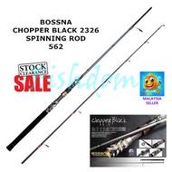 BOSSNA CHOPPER BLACK 2326 SPINNING ROD 562