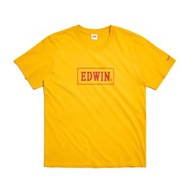 EDWIN 男款 白沙屯 媽祖保庇短袖T恤 (黃色)#上衣