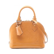 【二手】LOUIS VUITTONAlma BB Monogram Vernis 玫瑰絨面雙肩包 M91585 玫瑰絨面皮革 Alma BB 女士二手 B