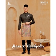 (Free Sampin) Baju Melayu Magnificent 4.0 Elrah (Black, White, Grey Series)