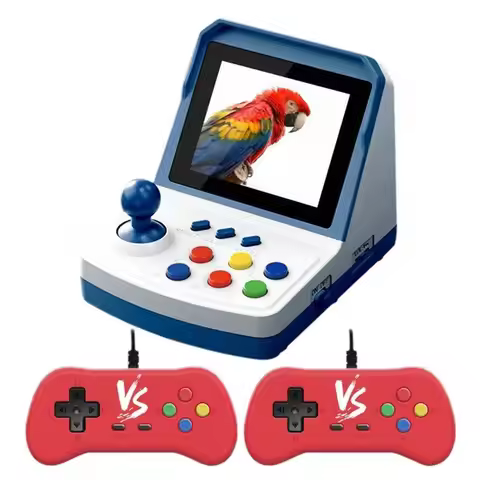 A10R A6PLUS Retro Mini Arcade Video Game Console 1000+ Games 3.2inch Screen Built in Joystick Suppor