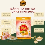 Túi 12 bánhBánh pía kim sa Mỹ Anh trứng muối tan chảy đủ vị bánh pía Sóc Trăng mini