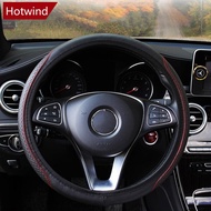HOTWIND Universal Steering Wheel Cover Braid On The Steering Wheel Cover Cubre Anti-Slip Leather Aut