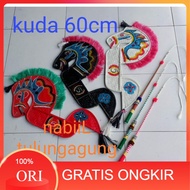 kuda lumping 60cm dan cambuk MAINAN KUDA LUMPING + PECUT / CAMBUK TERBARU TERLARIS