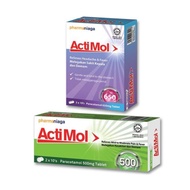 Pharmaniaga Paracetamol ActiMol 650mg / 500 mg Tablet 10's (1 strip)