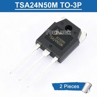 2pcs TSA24N50M TO-3P 24A/500V N-Channel MOSFET Transistor New Original