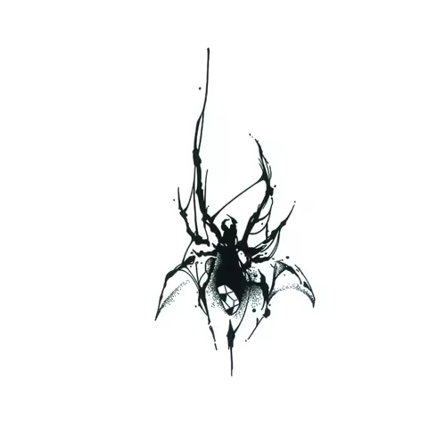 Black Widow Spider Waterproof Temporary Tattoo Sticker Fake Tattoos Beauty The Flash Tattoo Sleeve M