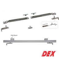 Dex 2m Track DT061T Sliding door system (with two sided soft closing) - Dextrous Enterprise Sdn Bhd