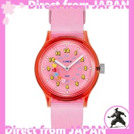 TIMEX PAC MAN Camper Watch - Pink Resin Quartz Timepiece, 36MM, Water Resistant to 3 ATM
