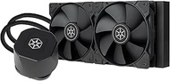 SilverStone Technology NovaPeak 240 All-in-One Liquid Cooler, 10.91" x 10.91" x 10.91", CPU Water Co