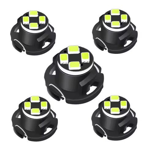 5Pcs T3 T4.2 T4.7 Super Bright LED Bulbs Auto Panel Dash Lamp Car Instrument Light White Red Blue Gr