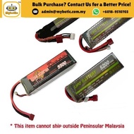 LiPo Rechargeable Battery 7.4V 1100mAh, 11.1V 2200mAh, 11.1V 5200mAh, 14.8V 5500mAh