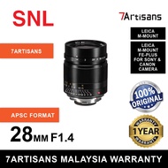 7artisans 28mm F1.4 Lens For Leica M-Mount