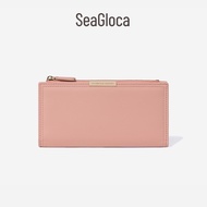 Women's Wallet Purse Long Bifold Zipper Pocket Wallet Card 12 Case Purse with ID Window NO.283