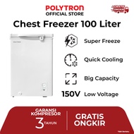 POLYTRON Chest Freezer 100 Liter PCF 118