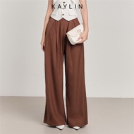 Quần tây KAYLIN xếp ly ống suông dài chất vải kate dầy dặn phong cách BST Hè 2025 - N2389