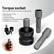Torque Drive Socket 39x41mm+3 Inches Extension Set1/2Drive For Motorcycle Clutch Repair Removal Tool