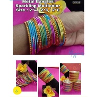 Ready Stock Bangles / Indian Bangles / Indian Metal bangles / Indian Metal Colorful Bangles /Boutiqu