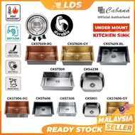 LDS Undermount Stainless Steel Cabana Kitchen Sink Single Bowl Dapur Sinki CKS901 CKS7306 CKS7406