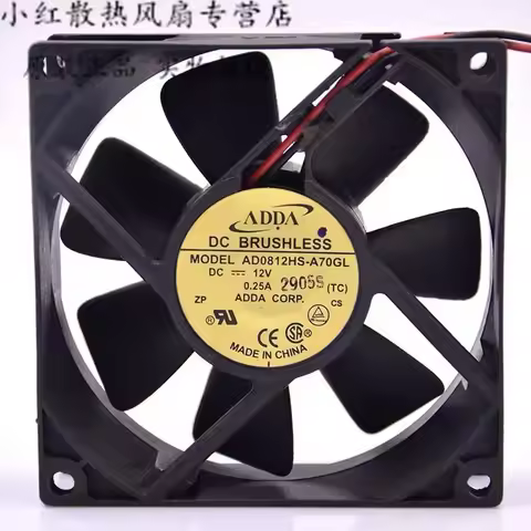 for ADDA 8025 DC 12V 0.25A AD0812HS-A70GL 8CM computer case CPU cooler cooling fan