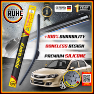 Ruhe Wiper Proton Saga BLM 2008 - New Present Original High Quality Soft Silicone Car Wiper Silicon 