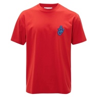 [Barium International] JW ANDERSON Red Short-Sleeved Chest Small LOGO T-Shirt Italy Daigou European 