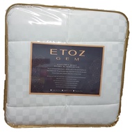 ETOZ Gem White Quilt - 100% Cotton Sateen Fabric