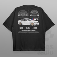 Cars and Clo - Regular Fit Black - Bmw F80 M3 Rims Gold Blueprint T-shirt