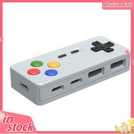 4 in 1 Type-C USB 2.0 HUB with 2 Type C Port GamePad Design Connector