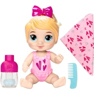 Baby Alive Shampoo Snuggle Harper Hugs Blonde Hair 11 Inch Water Baby Doll Playset