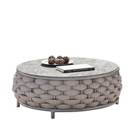 BUNISE Outdoor Wicker Rattan Sofa P3404 - โซฟา & โต๊ะทรงกลม 1-2 ที่นั่ง สไตล์นอร์ดิก กันแดดกันฝน เหม