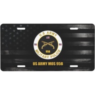 Us Mos 95b Military Police Personalized Front Aluminum License Plate Suitable for Outdoor Play 6 X 1