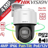 Camera Hikvision IP Mini PT Smart Hybird Light 4MP và 2Mp tích hợp mic -Hàng chính hãng