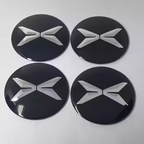 ABS 56mm 60mm 65mm Car Wheel Center Hub Cap Rim Cover Stickers For XPeng MONA M03 L03 P7 G6 G7 G9 GX