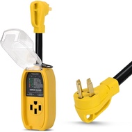 S7 RV Surge Protectors 50 Amp, 9500J Upgraded Power Surge Protector with Safety Certification,Adapte