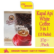 B0413 - Kapal Api White Coffee 3 in 1 - 15 Packs x 37g