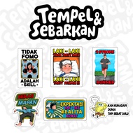 Sticker Work Life Gen Z VOL.4 – Work Capek Edition Vol.4| Vinyl Waterproof | KresnaStudio