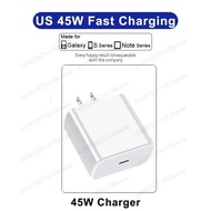 NNBILI PD 45W Quick Charger For Samsung Galaxy S23 S24 S25 S26 Ultra S21 S20 FE Note 20 Plus A71 A80