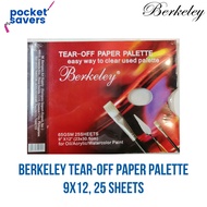 Berkeley Tear-off Paper Palette (9 x 12 inches, 25 sheets, 65 GSM)