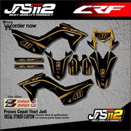 HONDA Decal Sticker Crf 150 L - CRF Motorcycle Sticker - Sticker Crf 150LHONDA