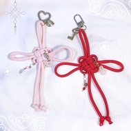 GANTUNGAN KEYCHAIN | Chinese Lucky Knot Keychain Beads | BEADS CHARM BAG, LUCK BEAD KEYCHAIN | Wear 
