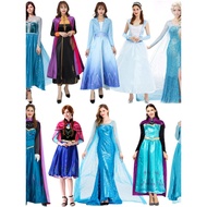 [Cosplay Costume] Adult Elsa & Anna Frozen Gauze Dresses