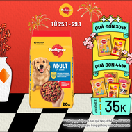 Thức Ăn Cho Chó Lớn PEDIGREE Vị Bò Và Rau Củ - Dinh dưỡng Hoàn Thiện cho một Chú Chó 1+ Tuổi Hạnh Ph