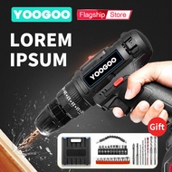 YOOGOO Bor Tanpa Kabel / Bor Listrik 98V-Bor Listrik Set-Bor Tangan Listrik-bor Baterai-bor Listrik