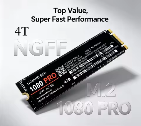 Original New 1080PRO M.2 NVMe PCIe4.0 SSD NGFF Internal Solid State Drive For PS5 Gaming Desktop Lap