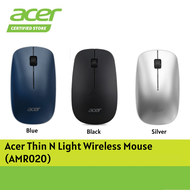 Acer Thin N Light Wireless USB Optical Mouse AMR020 ( Random Color: Black  Silver Blue )