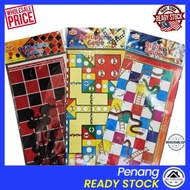 Wecareyou20 Multiplayer Board Game Snakes and Ladders Draught Game Classic Game Chess Aeroplane Game
