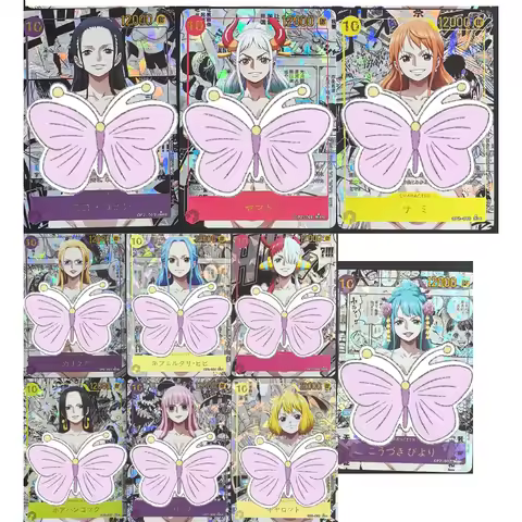 DIY One Piece Self Control Collect Signature Trading Flash Card Anime Cartoon Gift OPGC PSA10 Collec